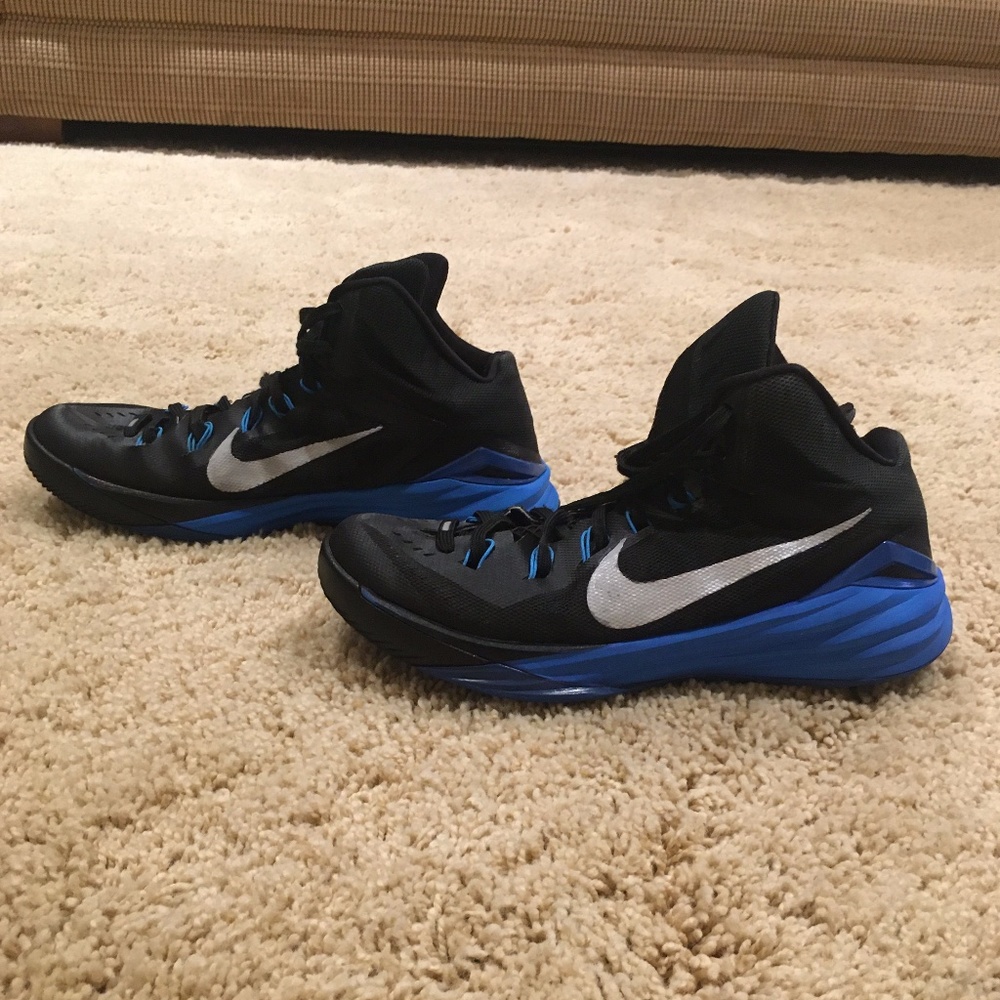 Nike Hyperdunk 2014 - (Black/Blue Volt) - Men's 10